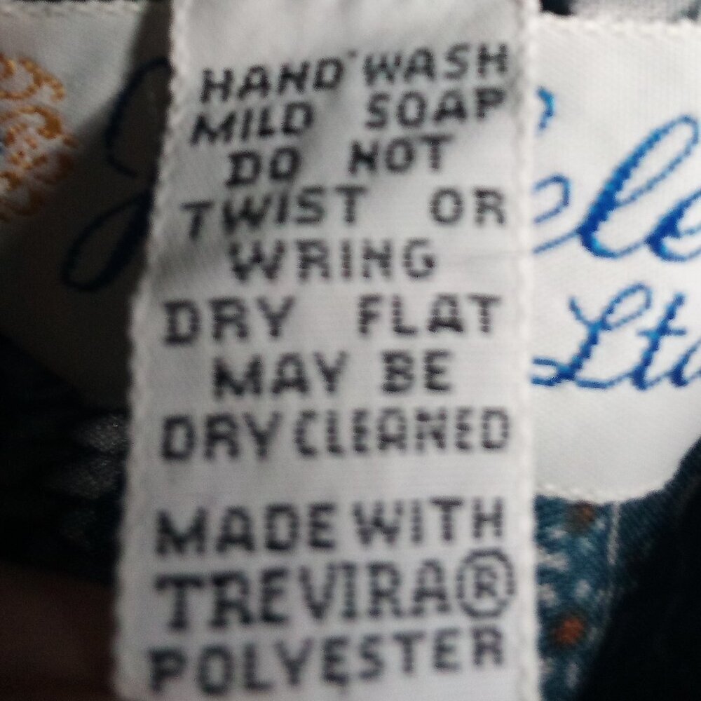 Vintage Jan Celeste Floral Psychedelic Polyester Button Shirt - Picture 2 of 6